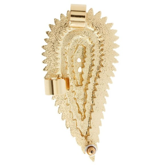 ASOS Layered Angel Wing Single Ear Cuff - Picture 3 of 5